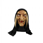 Vana naise n&otilde;ia mask Lateks Halloweeni n&otilde;ia t&auml;ismask hirmutav &otilde;uduskost&uuml;&uuml;m One Size must