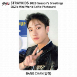Hulkuvate laste 2023. aasta hooaja tervitused Selfie-fotokaart, 4-l&otilde;ikeline foto JYP Shop Benefit Bangchan - Selfie Photo