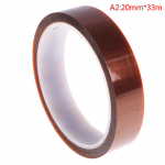 Kuumuskindel ja k&otilde;rge isolatsiooniga pol&uuml;imiidteip elektroonikakomponentidele 33M 20mm*33m