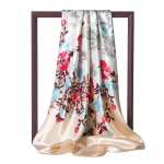 90 * 90 cm uus siidist sall naiste kevadsuvine dekoratiivne sall p&auml;ikesekaitsega reisisall S&uuml;gis- ja talvesall &otilde;huke v&auml;ljaanne 90X90CM