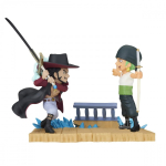 One Piece Maailma Kogutav Kuju Log Stories Roronoa Zoro VS Dracule Mihawk black