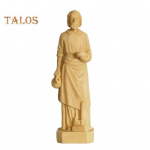 P&uuml;ha Joosepi kuju, 6 cm pikk P&uuml;ha Joosepi kujuke, vaigust puusepp Josephi skulptuur, &otilde;nne kingitus maja m&uuml;&uuml;misel kollane