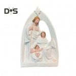 P&uuml;ha perekond Vaigust kujuke, Kristuse s&uuml;ndimise advendikuju Joosep Neitsi Maarja Jeesuse S&uuml;nd skulptuur Kodukontor T&ouml;&ouml;laua kaunistus Ornament valge