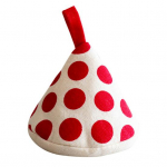 Kolmnurkne puuvillane poti k&auml;epideme kate kuumuskindel t&auml;pptr&uuml;kk P&otilde;letuskindel riputusaas Paks minik&ouml;&ouml;k praepanni kaas k&auml;epideme k&auml;epideme hoidiku varrukas punane