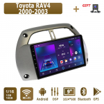 Android-raadioauto Toyota RAV4 2000-2003 jaoks Multimeediapleier Peakomplekt Stereo GPS-navigatsioon BT WIFI 1+16GB 1+16GB