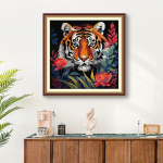 Ristpistesett Tikandikomplekt Algajatele DIY K&auml;sit&ouml;&ouml; Kodukaunistus &Otilde;mblemine Loendatud Algajad 11CT 3 Strands