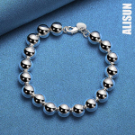 H&otilde;bedane 925 10 mm &otilde;&otilde;nes &uuml;mmargune rant H&otilde;bedane 20 cm k&auml;ev&otilde;ru Moodsad pulmaehted 20CM