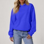 Naiste avarad pikkade varrukatega kampsunid Pluus Causal Fashion &Uuml;hev&auml;rvilised Pullover Kapuutsiga dressipluusid Taskuga top XXL