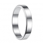 Minimalistlik Unisex Smooth Band roostevabast terasest s&otilde;rmus pulmakihlus US 6