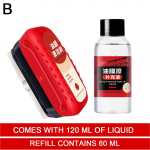 Autoklaasipuhasti Tuuleklaasi Akna Klaasi &Otilde;likile Autole K&auml;sn Hari Poleerimine Puhastamine Eemaldamine V9Y9 Red-1set