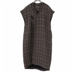 Naiste vintage soojad pluss puuvillased pargid Hiina stiilis l&uuml;hikeste varrukatega mantlid kevadtr&uuml;kiga lilledega n&ouml;&ouml;pidega pargid One Size tume kohvi v&auml;rv