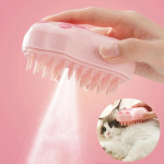 Kassi auruhari Aurav koerahari 3-&uuml;hes elektripihustiga kassipoegade kassikarvaharjad massaažiks Lemmikloomade hooldamiseks Kammi karvaeemaldus kammid hooldustarbed