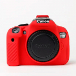 Pehme silikoonist armor naha&uuml;mbrise korpuse kaitsekate Canoni EOS 650D 700D 600D DSLR-kaamera koti jaoks punane