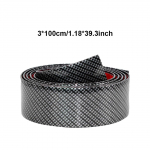 3D s&uuml;sinikkiust kleebis auto l&auml;ve kaitsekile kriimustusvastane veekindel matt must nano kleebis auto kerele