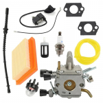 Karburaatori komplekt Stihl FS120 FS200 FS250 FS250R FS300 FS350 trimmerile, v&otilde;sal&otilde;ikurile 4134 120 0653,4134 400 1301,4134 141 0300 CHINA