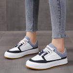 Moodsad naiste v&auml;rvikontrastiga rulaketsid, trendikad paeltega madalad &uuml;mara ninaga tossud, universaalsed jalutusketsid, platvormkingad naistele 35 sinine