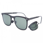 ROAV Galaxy 8002 Lennox kokkupandavad mustad polariseeritud 13.11 Unisex p&auml;ikeseprillid Matte Black/53