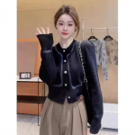 Uus s&uuml;gis- ja talvedisain pihustusv&auml;rvitud &uuml;mara kaelusega kampsun, mitmek&uuml;lgne pikkade varrukatega &uuml;he n&ouml;&ouml;biga kootud kardigan, salendav topp One Size