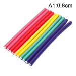 10 tk. Paindlik Juuste lokirull Juuste lokirullid Pehme vaht, Bendy Twist lokid 0.8cm