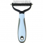 Lemmiklooma koera kammi karvaeemaldaja kassi kamm pikkadele juustele lokkis koertele kassidele aluskarva eemaldamine lemmikloomahari reha eemaldav hari koera tarvikud sinine