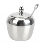 &Otilde;unasuhkrukauss kaane ja roostevabast terasest lusikaga maitseainepott lauan&otilde;ud v&uuml;rtsikonteiner maitseainepurk K&ouml;&ouml;gitarvikud S