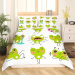 Multikas Konn Tekikoti Komplekt Heleroheline Multikas Konnad Armas Kiil Loom Voodipesukomplekt Lapsele &Uuml;heinimesevoodi Suurus Pol&uuml;ester Tekikott 135x200cm 2pcs