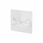 Punch-free teleskoopvarda kronstein: Kleepuv kardinapuu hoidik ja tugikonks 7*7 curtain rod flat support puhas