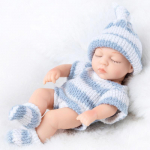18 cm pestav elutruu pehme k&auml;sitsi maalitud simulatsioon Baby Reborn Doll Lapsed saadavad m&auml;ngunuku 18CM