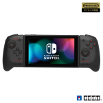 Varustatud pideva tule ja pideva tulekahju hoidmise funktsiooniga litsentsitud k&auml;epideme kontroller Nintendo Switch Clear Black Switchi jaoks [Nintendo toode] black