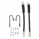 Tagumise pidurivooliku ja -klambrite komplekt 1K0611764L metallist kummist piduritoru piduritorud MK5 MK6 jaoks