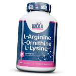 L-arginiin L-ornitiin L-l&uuml;siin, L-Arginine L-Ornithine L-Lysine, Haya 100 kapslit (27405022) 100caps