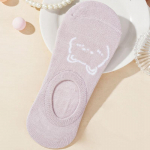 Naiste puuvillased pahkluu sokid n&auml;htamatud madala suu sokid hingavad silikoonist libisemisvastased sokid 35-39 valge