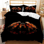 Tarantelli Prindiga Voodipesu 3D Prindiga Must Pruun &Auml;mblik Tekikott Komplekt Putukate Teema Valge Tekikott Magamistoa Kaunistus Lastele T&auml;iskasvanutele 135x200cm 2pcs