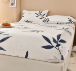 Talvine soe voodilina Stars Pinted flanellist fliisist voodilina kaheinimesevoodile Queen/king-size k&otilde;ikeh&otilde;lmav madratsikate 180 2 pillowcase48x74cm white