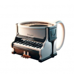 Muusikariist Kohvikruus Kitarr Klaver Viiul Trumm Saksofon Elektrikitarr Keraamiline