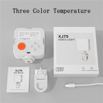 Selfie Light Klambriga LED-valgusti telefonile S&uuml;learvutile Tahvelarvutile Arvutitelefonile Valguse Selfie Videokonverentsi Suumi fotograafia meik valge