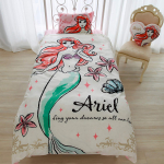 Disney Ariel 3-osaline tekikott, padjap&uuml;&uuml;r, tekikott vooditele ja futonidele, &uuml;hekordne SB-61 gray