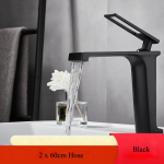 Must Kaasaegne Vannitoa Valamu Segisti Tekile Paigaldatav Valamu Segisti P&ouml;&ouml;ratav Roostevaba Teras Valamu Kuum ja K&uuml;lm Vesi Mikser Segisti Segistid must