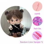 20 cm puuvillane nukk, karamell, humanoid, t&auml;idisega keha, 8 tolli, tavalise kehaga kantavad r&otilde;ivad isetegemise kleidi kingitused