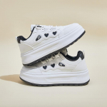 Vabaaja jalutusk&auml;igukingad naistele Mugavad PU-nahast paeltega paksu platvormiga tossud Libisemiskindlad tennised Naiste hingavad jooksujalatsid 35