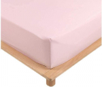 Draps Housse - PROMO LINGE - Percale - 200x180cm - Rose