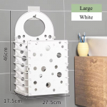 Kokkupandav seinale kinnitatav suur m&auml;&auml;rdunud pesukorv Kodu Vannitoa mulgustamine Tasuta riiete hoiukorv Plastikust &otilde;&otilde;nestakistus