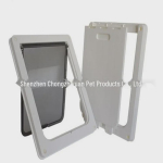 Lemmikloomade uks kassidele ja koertele &ndash; keskmine ja suur Small valge