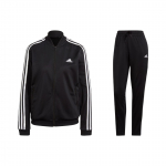 Adidas &Uuml;hev&auml;rviline Logoga Triibuline Kaheosaline Komplekt Naiste Komplektid Must GM5534 M