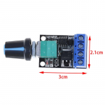 5V 12V 10A Pwm alalisvoolu mootori kiiruse regulaator astmevaba kiiruse regulaator