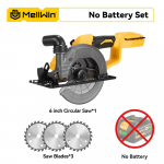 MELLWIN 6-tolline 150 mm juhtmeta harjadeta ketassaag, k&auml;eshoitav multifunktsionaalne elektrisaag, elektrit&ouml;&ouml;riist Makita 18 V akule Without Battery