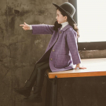 2-12 a Laste riided T&uuml;drukud Villane jope Pikad lastemantlid Bowknot Mood Trench Mantel Kevad S&uuml;gis Talv Beebi V&auml;ikelaste V&auml;lisriided 6T