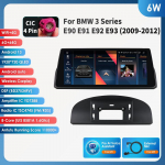 Ossuret Android 13 10,25-tolline Auto Intelligentsed S&uuml;steemid 2 Din Traadita Carplay Android Auto BMW 3. seeriale E90 E91 E92 E93(2009-2012)CIC Stereo RDS 6W 6G 64G AI