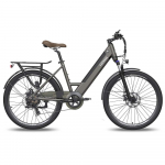 Fafrees F26 Pro City l&auml;bik&auml;idav elektrijalgratas, 250W, 36V 14.5Ah, Reguleeritav juhtraud, LCD-ekraan, Esivedrustus kahvel, 26 &times;1.75 Rehv, Rakenduse juhtimine 36V 250W 14.5Ah hall