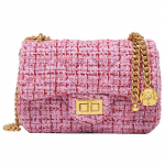 Kevadine ja suvine moekas ja mitmek&uuml;lgne ruuduline teemantketiga k&auml;ekott, &uuml;lakeha- v&otilde;i &uuml;le &otilde;la kantav v&auml;ike ruudukujuline kott naistele